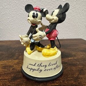 Disney Hallmark Mickey and Minnie “…and they lived happily ever after” Figurine